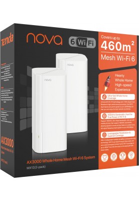 Tenda Система WiFi-Mesh MX12 NOVA AX3000, 2мод