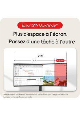 LG Монітор 34" 34WR50QK-B 2xHDMI, DP, Audio, VA, 3440x1440, 21:9, 100Hz, sRGB 99%, CURVED, FreeSync, HDR10