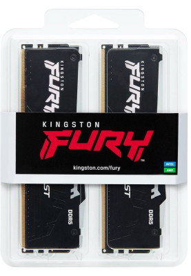 Kingston Пам'ять ПК Kingston DDR5 16GB KIT (8GBx2) 5600 FURY Beast RGB EXPO