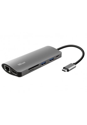 Trust USB-хаб DALYX 7-IN-1 USB-C ALUMINIUM