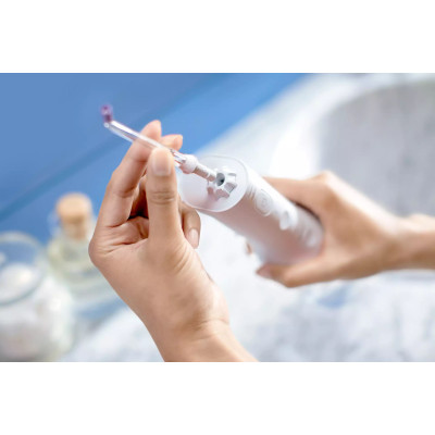 Philips Іригатор портативний Sonicare Cordless Power Flosser 3000, чаша 250 мл, чохол, 2 насадки , білий