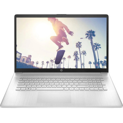 HP Ноутбук 17-CP3001ua 17.3" FHD IPS AG, AMD R7-7730U, 16GB, F1024GB, UMA, DOS, сріблястий