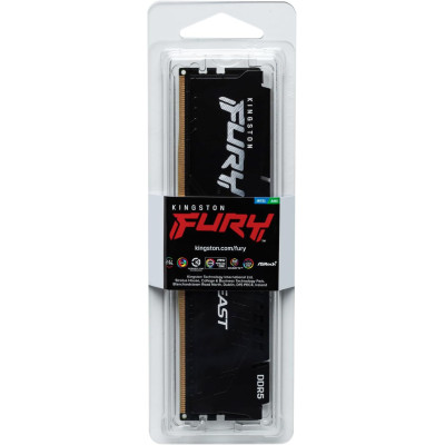 Kingston Пам'ять ПК DDR5 16GB 6000 FURY Beast Black XMP