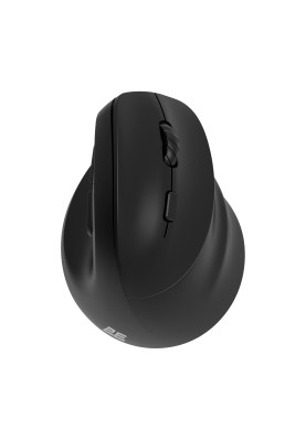 2E Миша MF325 Silent, WL/BT, вертикальна, чорний