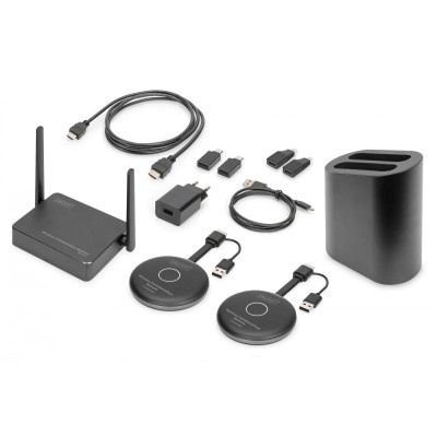 Digitus Система для презентацій Click & Present Pro - Wireless Collaboration System HDMI, 2xTX, 1xRX