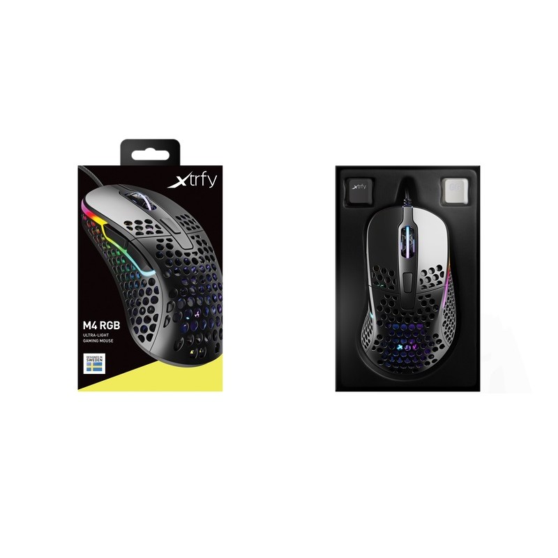 Cherry Xtrfy Миша ігрова M4 RGB USB Black