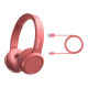 Philips TAH4205 On-ear Mic[Навушники On-ear TAH4205 BT 5.0, SBC, Wireless, Mic, Червоний]