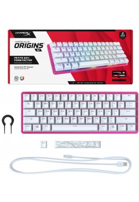 HyperX Клавіатура Alloy Origin 60 Red USB RGB ENG/RU, Pink