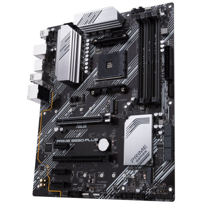 ASUS Материнська плата PRIME B550-PLUS sAM4 B550 4xDDR4 M.2 HDMI DP ATX