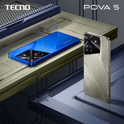 TECNO Смартфон POVA 5 (LH7n) 6.78" 8/128GB, 2SIM, 6000mAh, Amber Gold