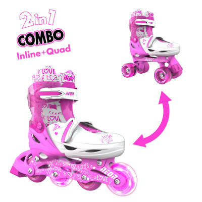 NEON Ролики COMBO SKATES Рожевий (Розмір 34-37)