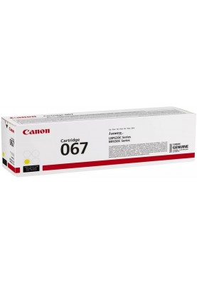 Canon Картридж 067 MF651Cw/MF655Cdw/MF657Cdw/LBP631Cw/LBP633Cdw Yellow (1350 стор.)