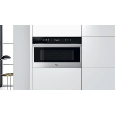 Whirlpool Мікрохвильова піч вбудовувана, 31л, електронне упр., 1000Вт, гриль, дисплей, нерж