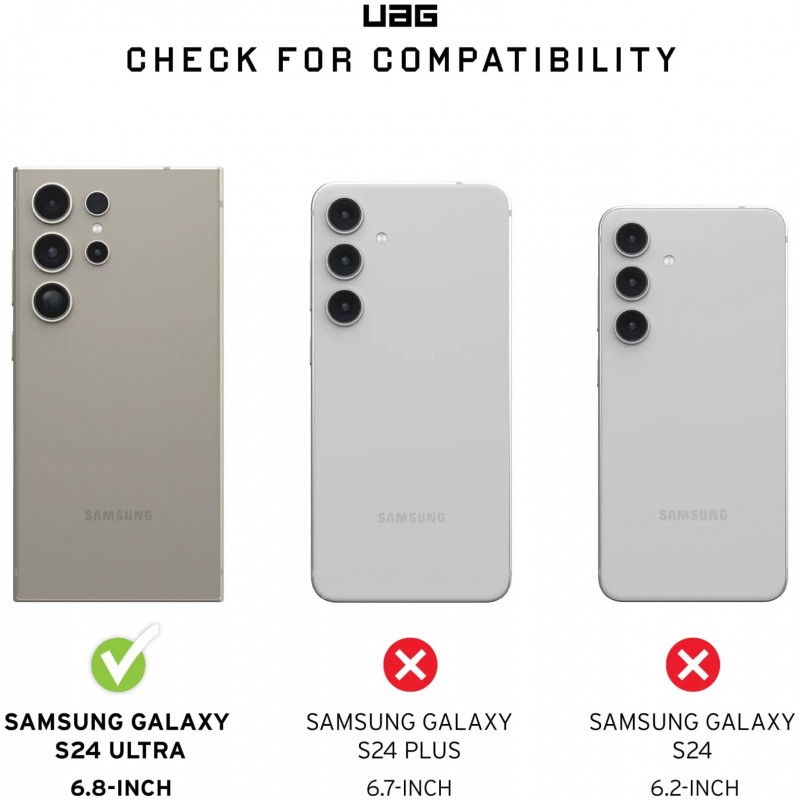 UAG Чохол для Samsung Galaxy S24 Ultra, Metropolis LT Pro, Kevlar Black