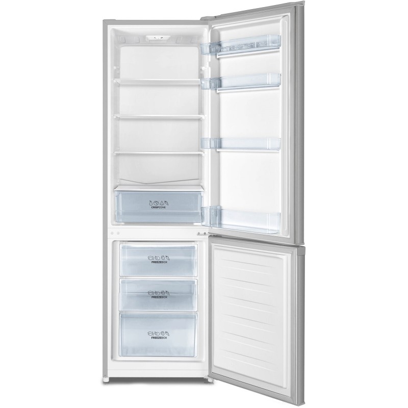 Gorenje Холодильник з нижн. мороз. камерою, 180х55х56см, 2 дв., Х- 198л, М- 66л, A++, ST, сірий