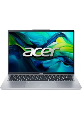 Acer Ноутбук Swift Go 14 SFG14-73T 14" WUXGA IPS Touch, Intel U7-155H, 32GB, F1TB, UMA, Win11, сріблястий