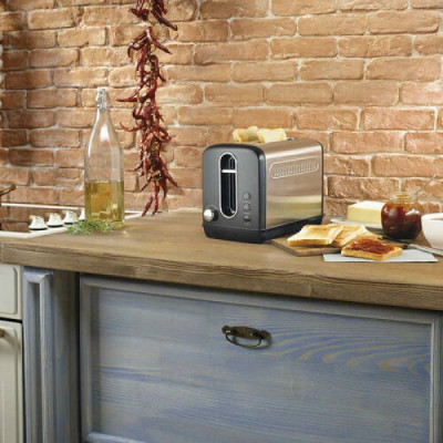 Gorenje Тостер Gorenje, 950Вт, функц. розморожування, автовідключення, пластик+метал, чорний