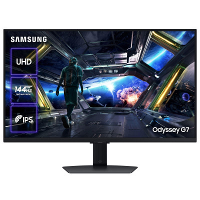 Samsung Монітор 32" S32DG700E HDMI, DP, USB, Bluetooth, IPS, 3840x2160, 144Hz, 1ms, G-Sync Compatible