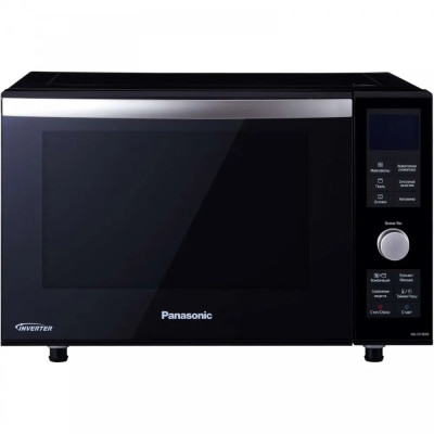 Panasonic Мікрохвильова піч, 23л, 1000Вт, гриль, дисплей, чорний NN-DF383BZPE