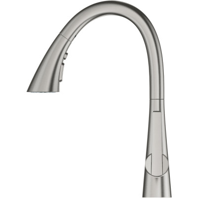 Grohe Змішувач для кухні Scala, довж.виливу - 231мм, поворотний/витяжний, 1важіль, супер сталь