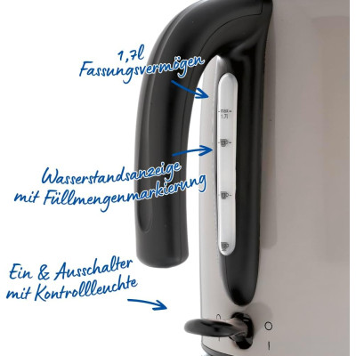 Russell Hobbs Електрочайник Russell Hobbs, 1.7л, метал, мокко