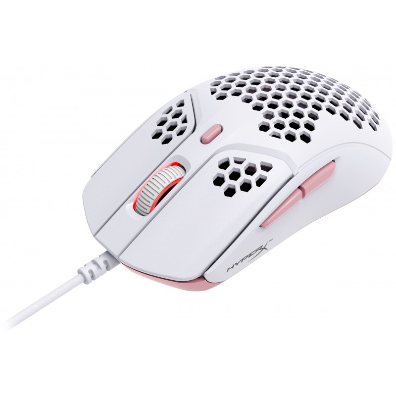 HyperX Миша Pulsefire Haste USB, White/Pink