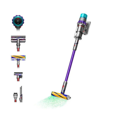 Dyson Пилосос безпровідний Gen5detect Absolute (Nickel/Purple) 750Вт, конт пил -0.77л, автон. робота до 70хв, сіро-фіолетовий