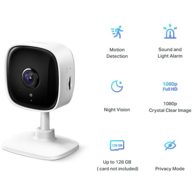 TP-Link IP-Камера TP-LINK Tapo TC60 FHD N300 microSD motion detection TP-Link IP-Камера TP-LINK Tapo TC60 FHD N300 microSD motion detection