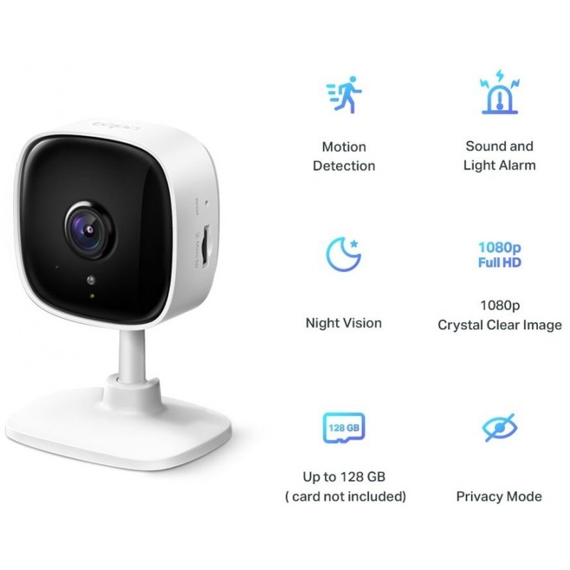 TP-Link IP-Камера TP-LINK Tapo TC60 FHD N300 microSD motion detection