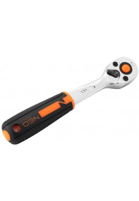 Neo Tools Набір торцевих головок, 12шт, 1/2", тріскачка 90 зубців, CrV