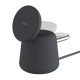 Belkin Зарядне бездротовий пристрій 2в1 MagSafe iPhone/Watch/AirPods, Charcoal Mass