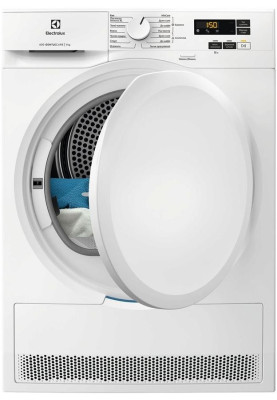 Electrolux Сушильна машина тепловий насос, 7кг, A++, 64см, дисплей, білий