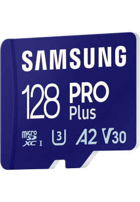 Samsung Карта пам'яті microSDXC 128GB C10 UHS-I R180MB/s PRO Plus