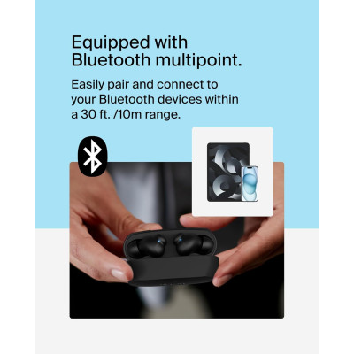 Belkin Навушники TWS Soundform Rhythm True Wireless, чорний