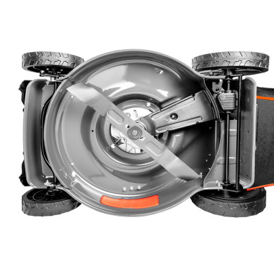 Graphite Газонокосарка бензинова, 3000Вт, 50см, 55л, мульчування, 25-65мм, 36кг Graphite Газонокосарка бензинова, 3000Вт, 50см, 55л, мульчування, 25-65мм, 36кг