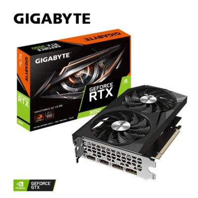 Gigabyte Відеокарта GeForce RTX 3050 8GB GDDR6 WINDFORCE OC Gigabyte Відеокарта GeForce RTX 3050 8GB GDDR6 WINDFORCE OC