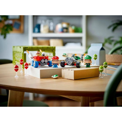 LEGO Конструктор LEGO Super Mario Mario Kart – Baby Mario vs. Baby Luigi LEGO Конструктор LEGO Super Mario Mario Kart – Baby Mario vs. Baby Luigi