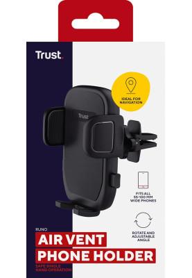 Trust Автомобільний тримач смартфона Runo airvent 4-7", чорний