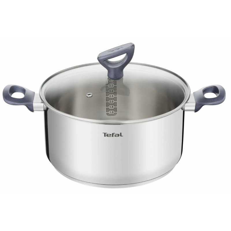 Tefal Каструля Daily Cook з кришкою, 24см, нержавіюча сталь, алюміній, бакеліт