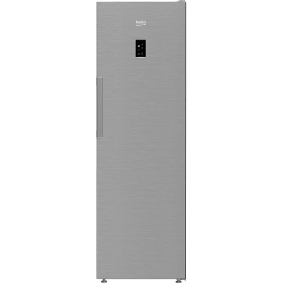Beko Морозильна камера Beko, 187x60x71, 286л, 1дв., E, NF, нержавіюча сталь