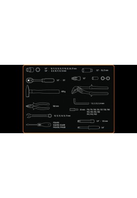 Neo Tools Набір інструментів 56 предметів універсальний