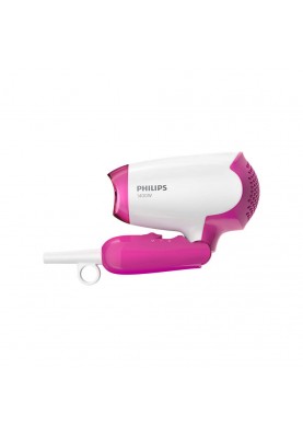 Philips Фен Essential Care дорожній, 1400Вт, 2 режими, рожевий