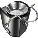 Gorenje Соковитискач відцентрований 800Вт, чаша-1.1л, жмих-1.5л, жолоб на ціле яблуко, пластик/метал, чорний