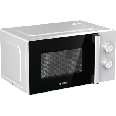 Gorenje Мікрохвільова піч, 17л, хутро. керув., 700Вт, дисплей, білий