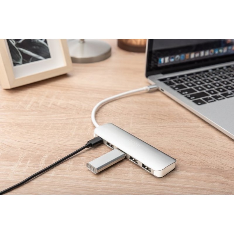 Digitus Хаб USB-C > 4xUSB-A/USB-C