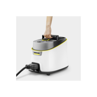Karcher Пароочиститель SC 4 Deluxe Iron, 2200Вт, 1300мл, 4Бар, утюг, швабра, білий