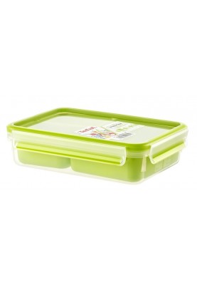 Tefal Контейнер з вставками MASTERSEAL TO GO 1.2 л, пластик