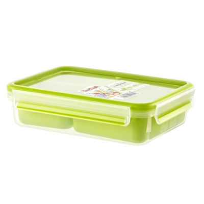 Tefal Контейнер з вставками MASTERSEAL TO GO 1.2 л, пластик Tefal Контейнер з вставками MASTERSEAL TO GO 1.2 л, пластик