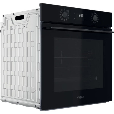 Whirlpool Духовий шафа електричний, 71л, A+, дисплей, конвекція, телескопічні напрямні, чорний
