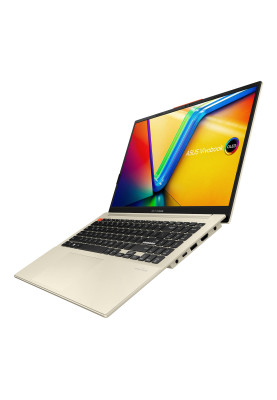 ASUS Ноутбук Vivobook S 15 K5504VA-MA392 15.6" 2.8K OLED, Intel i5-13500H, 16GB, F512GB, UMA, NoOS, Білий
